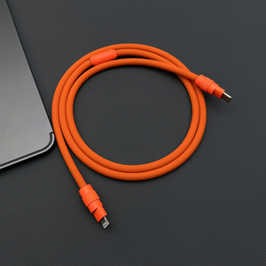 Cables <span class=keywords><strong>de</strong></span> Silicona Líquida USB-C a 8 Pines IOS PD20W 27W, Cables <span class=keywords><strong>de</strong></span> Transferencia <span class=keywords><strong>de</strong></span> Datos <span class=keywords><strong>de</strong></span> 480 Mbps, 3 pies, 6 pies, 10 pies, Cargador <span class=keywords><strong>de</strong></span> Carga Rápida <span class=keywords><strong>para</strong></span> <span class=keywords><strong>iPhone</strong></span> - Product Image 4