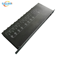 Répartiteur DMX Sailwin 8 voies Amplificateur de distributeur de signal DMX isolé à 8 canaux pour luminaires de scène et de piste de danse