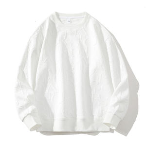 Nouveau pull homme printemps-automne, col rond américain, style décontracté, manches longues, t-shirt basique homme - Product Image 3