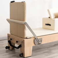 Grosir peralatan kebugaran Yoga 2 in 1 kasur Pilates Studio reparasi Pilates mesin dengan setengah menara Trapeze Pilate Reformer