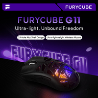 Souris de jeu mini ultra-légère PAW3311 RGB, 2.4G BT sans fil, USB, ergonomique, laser, rechargeable, filaire, souris sans fil pour ordinateur
