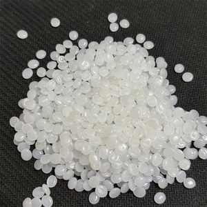 เม็ดพลาสติกโพลีเอทิลีน HDPE สีดำ เกรด 100 สำหรับท่อ ผู้ผลิตเม็ดพลาสติก HDPE เม็ดพลาสติกอัดเม็ดสำหรับท่อน้ำ - Product Image 1