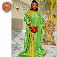 Robe Riche de Bassin Personnalisable Mali Sénégal Original Bazin Boubou Dashiki pour Mariage Fête Vêtements Taille Mixte Robe Brodé