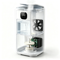 Ventilateur axial 7025 DC 12V à fort débit 45CFM, moteur sans balais 4800RPM, pour armoire de commande PLC et alimentation électrique