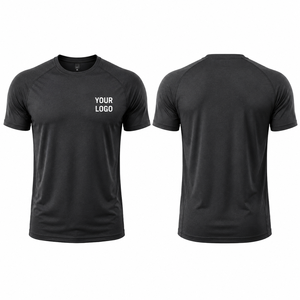 T-shirt de sport personnalisé pour homme, entraînement de performance, fitness, tissu respirant, évacuation de l'humidité, extensible dans 4 directions, vêtements de sport légers - Product Image 2