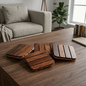 Customized Coasters For Drinks Wood Coffee <b>Table</b> Tabletop Artwork Bar <b>Kitchen</b> Home Decor Resin Crafts Marble Splicing Coasters - Product Image 1
