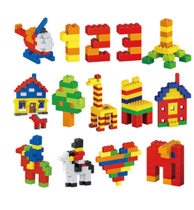 Set Mainan Blok Bangunan Anak Grosir Kustom 1000pcs Blok Bangunan Klasik DIY Mainan Edukasi - Product Image 2