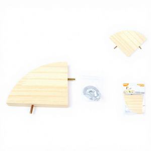 Petite plateforme d'angle pour cage à oiseaux et rats 10x10cm Modèle YM0180 pour fournitures d'élevage d'oiseaux - Product Image 1