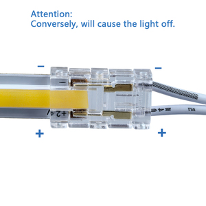 Conector COB de 8 mm para <span class=keywords><strong>Tira</strong></span> de Luz <span class=keywords><strong>LED</strong></span>, Conector para Luz <span class=keywords><strong>LED</strong></span> para Armario, Gabinete, Closet - Product Image 3