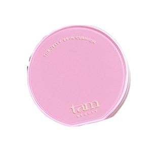 TAM BEAUTY JELLY SKIN CUSHION 04 ALMOND MOUSSE Base de Maquillaje en Cojín KBeauty, Tono Beige Cálido, Textura Cremosa, Acabado Mate Suave, 12g, Para Todo Tipo de Piel - Product Image 3