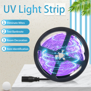 Uv Tím 2835 12V <span class=keywords><strong>LED</strong></span> linh hoạt dải ánh sáng 60-ánh sáng bên chuỗi điều khiển IP65 PVC cơ thể huỳnh quang 12V <span class=keywords><strong>LED</strong></span> ánh sáng chuỗi cho - Product Image 5