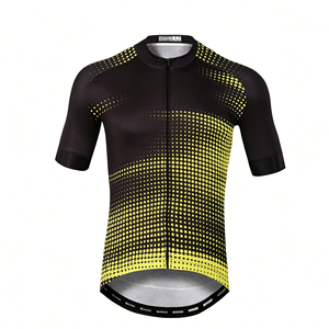 Maillot de cyclisme unisexe personnalisable à manches courtes, respirant, avec fermeture éclair intégrale, idéal pour l'été et les clubs – Vente en gros - Product Image 2