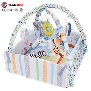 <span class=keywords><strong>Tapis</strong></span> de jeu <span class=keywords><strong>pour</strong></span> bébé en peluche épais avec 5 jouets, grand centre <span class=keywords><strong>d</strong></span>'activités <span class=keywords><strong>pour</strong></span> bébé, <span class=keywords><strong>tapis</strong></span> de jeu <span class=keywords><strong>pour</strong></span> nouveau-nés, cadeau idéal - Product Image 5