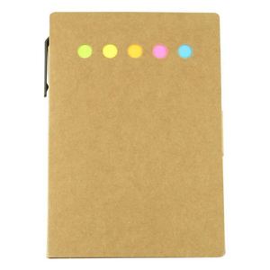 Lot de blocs-notes fonctionnels en forme de forme, avec porte-stylo, couverture en papier kraft économique pour mémos – Vente en gros fabricant - Product Image 5