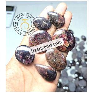Lot de cabochons de grenat 100% naturels de haute qualité, prix de gros, pierres de grenat faites à la main pour la fabrication de bijoux, lot de grenat en vrac à prix avantageux - Product Image 3
