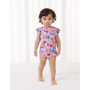 Body de Bebé Niña BambooBud, Sin Mangas, Cuello Redondo, Tejido Fresco, Ropa de Juego, Estilo Dulce, para Verano - Product Image 4