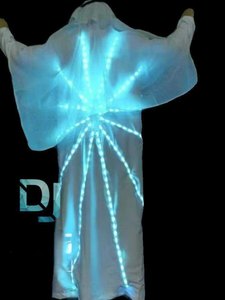 Traje de Baile Árabe de Dubái con Iluminación LED para DJ, Atuendo de <span class=keywords><strong>Discoteca</strong></span> y Bar, 100% Poliéster - Product Image 5