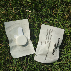 2025 có thể sạc lại thông minh LED mụn vá điện Bìa Sticker màu xanh đỏ ánh sáng tư nhân mini đa năng hóa chất gia dụng - Product Image 6