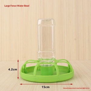 Boîte d'apprentissage pour <span class=keywords><strong>oiseaux</strong></span> bébés, gamelle anti-éclaboussures grande capacité, double usage nourriture et eau, ustensiles en plastique pour petits <span class=keywords><strong>oiseaux</strong></span> et animaux de compagnie - Product Image 5