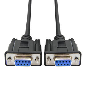 Câble <span class=keywords><strong>croisé</strong></span> complet <span class=keywords><strong>DB9</strong></span> RS232 de 1.5m avec isolation PVC Connexion F/F pour modules et kits de capteurs informatiques - Product Image 1