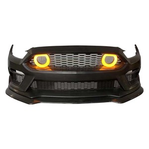 Grille de pare-chocs avant style <span class=keywords><strong>Mach</strong></span> 1 avec éclairages d'accentuation pour kits carrosserie <span class=keywords><strong>Ford</strong></span> <span class=keywords><strong>Mustang</strong></span> S550 non peints 2015-2017 - Product Image 5