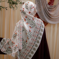 Nouvel Arrivage Hijabs en Coton Modal, Hijab Foulard Personnalisé Imprimé en Modal, Hijab en Coton Modal et Modal de Pulpe de Bois de Hêtre