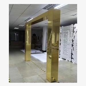 Lusso trasparente <span class=keywords><strong>in</strong></span> acrilico Lucite <span class=keywords><strong>Plexiglass</strong></span> baldacchino Mandap Wedding Chuppah - Product Image 1