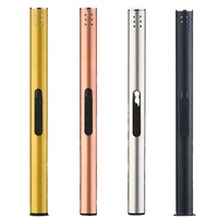 Allume-cigare électrique sans cadre, avec Logo personnalisé, Rechargeable, USB, pour cuisine, luxe