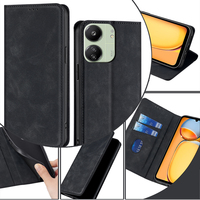 Étui portefeuille en cuir pour Redmi 17, Redmi Note 17, 15 Pro, 14 Pro+, 13, 12 Plus, 11 avec porte-cartes, support et fermeture magnétique
