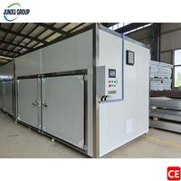 Droogmachine voor de verwerking van zwarte schimmel |   Meshband continu |   300-1500 kg/dag |   ISO 9001 |   Hoogproductieve drooglijn