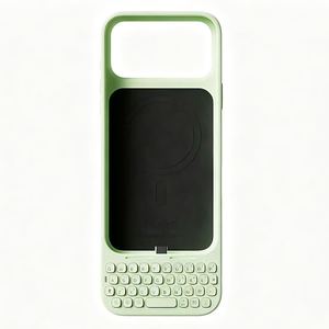 CaseMe Purple Phone Case with Built-in Keyboard for <b>iPhone</b> Wireless Charging Camera Frame <b>Holder</b> TPU+PC Material - Product Image 3