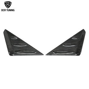 Copertura Triangolare in Vera Fibra di Carbonio per Montante A della Porta GT3 RS, 2 Pezzi, per Porsche Taycan 911 991 718 981 - Product Image 2