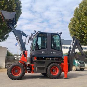 מעמיס גלגלים קומפקטי זול למכירה, מחפרון דו-תכליתי, מחיר יצרן ציוד כבד - Product Image 1