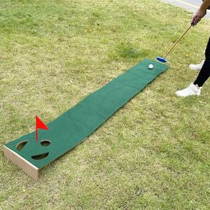 Jeu d'extérieur en bois pour enfants Jouets en bois pour enfants DIY éducatif disque <span class=keywords><strong>golf</strong></span> club set <span class=keywords><strong>mini</strong></span> <span class=keywords><strong>golf</strong></span> practise training mat - Product Image 1