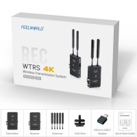 FEELWORLD WTRS Transmission vidéo et d'images sans fil 4K30 SDI, un émetteur (TX) et quatre récepteurs (RX), intercom full duplex, diffusion en direct UVC, service OEM