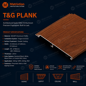 Paneles <span class=keywords><strong>de</strong></span> Revestimiento <span class=keywords><strong>de</strong></span> <span class=keywords><strong>Aluminio</strong></span> con Aspecto <span class=keywords><strong>de</strong></span> Madera, Sistema <span class=keywords><strong>de</strong></span> Fachada Exterior Extruido Sólido - Product Image 3