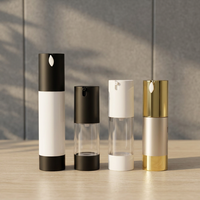 Emballage cosmétique au design unique, flacon pompe sans air en plastique de 30 ml