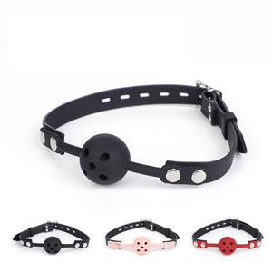 Seks oyuncak deri kemer esaret topu ağız Gag kadınlar için en iyi silikon seks oyuncak esaret sınırlamalar - Product Image 2