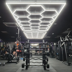 Luz hexagonal superventas HanYin para luz Led Hexagonal para decoración de pared garaje barbería - Product Image 3