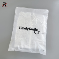 Sacs en plastique transparents biodégradables avec fermeture éclair, logo personnalisé imprimé, sacs en PVC pour bijoux, sacs en plastique givrés, emballage de t-shirts, sacs à fermeture éclair pour vêtements