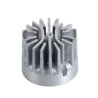 Cubierta de radiador de fundición a presión de aluminio, piezas de disipador de calor Led para carcasa de lámpara, personalizada de fábrica de China
