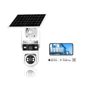 4G Solar <b>Camera</b> Outdoor Dual Lens 3K Resolution F1.0 Large Aperture AOV Wireless Security <b>Camera</b> with Human Detection - Product Image 2