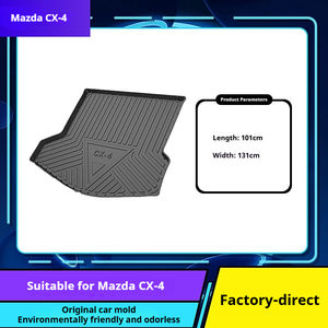 MRBULLS, cubierta de alfombrilla de maletero de coche impermeable antideslizante con patrón de fibra de carbono TPE personalizado para modelos <span class=keywords><strong>Mazda</strong></span> de ajuste directo, para modelos de los modelos <span class=keywords><strong>Mazda</strong></span> de los modelos de ajuste directo, los modelos de <span class=keywords><strong>Mazda</strong></span> de los modelos de - Product Image 2