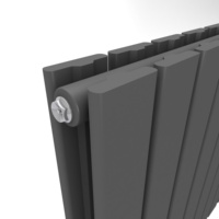 Radiateur électrique vertical compact à double zone, à poser au sol, à économie d'énergie, facile à installer pour la maison et le bureau