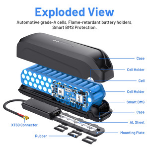 <span class=keywords><strong>Batterie</strong></span> de remplacement au lithium <span class=keywords><strong>pour</strong></span> tube diagonal de vélo électrique 36V 48V 15Ah 20Ah 25Ah, vente en gros en vrac <span class=keywords><strong>pour</strong></span> les commandes de distributeurs - Product Image 5