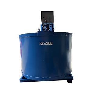 Mélangeur de slurry électrique bleu KWONGYIP KY-2000, haute efficacité, productivité de 10 m³/h pour la préparation du ciment sur les chantiers de construction - Product Image 1