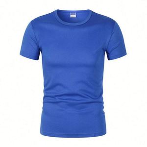 Cheap Blank Men's 100% Polyester Quick Dry Breathable Eco-Friendly T-<b>Shirt</b> Custom Silk Screen Print Front Logo Unisex Sports - Product Image 4
