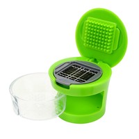 Ménage 1PC Presses à ail en acier inoxydable Hachoir à ail manuel Outils à ail Fournitures de cuisine Gadgets Presses courbes Outil à fruits