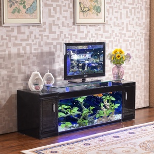 Woonkamer Goudvistank Watervrij <span class=keywords><strong>aquarium</strong></span> Glazen vloer Salontafel Achtergrond Muur TV-kast 1,5-2 meter - Product Image 3