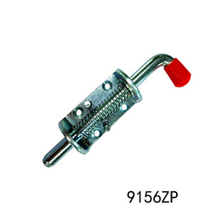Heavy-duty Pull Bolt Iron Zinc Plated C-C40 28.5 Industrial <b>Door</b> Latch <b>Spring</b>-loaded - Product Image 4